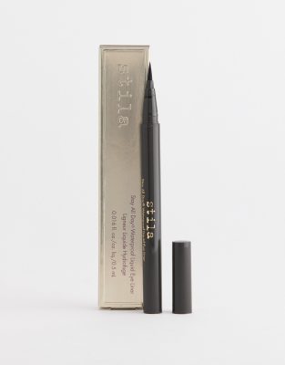 фото Водостойкая жидкая подводка для глаз stila stay all day - intense labradorite-черный