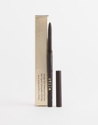 фото Водостойкий карандаш для глаз stila smudge stick - vivid smoky quartz-черный