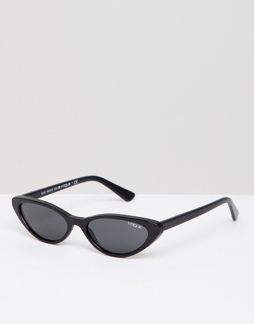Vogue Eyewear - Cat eye-zonnebril van Gigi Hadid in zwart