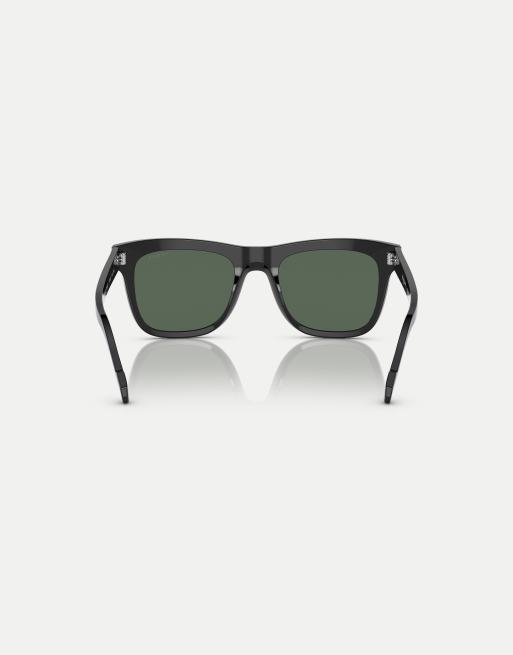 Vogue Eyewear - Lunettes de soleil carrées à verres verts - Noir, 2 de 4