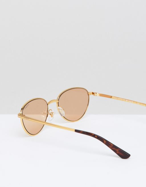 Gigi Hadid for Vogue Gold Tone Metal Sunglasses Gigi Hadid Announces Capsule Sunglasses Collection With  main image 3