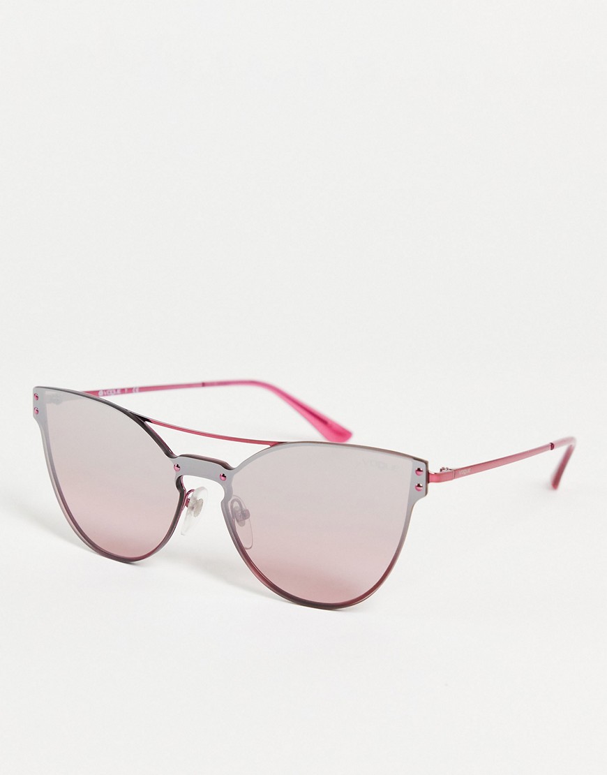 Vogue oversized cat eye sunglasses-Pink