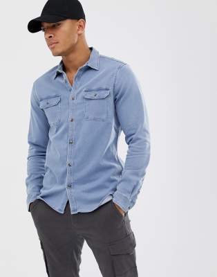 Voi Jeans jersey denim shirt | ASOS