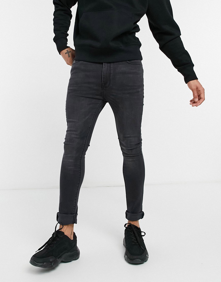 Voi Sirius super skinny jeans in washed black