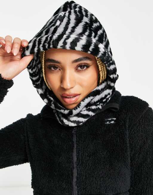 Volcom - Advent - Capuchon in wit met tijgerprint