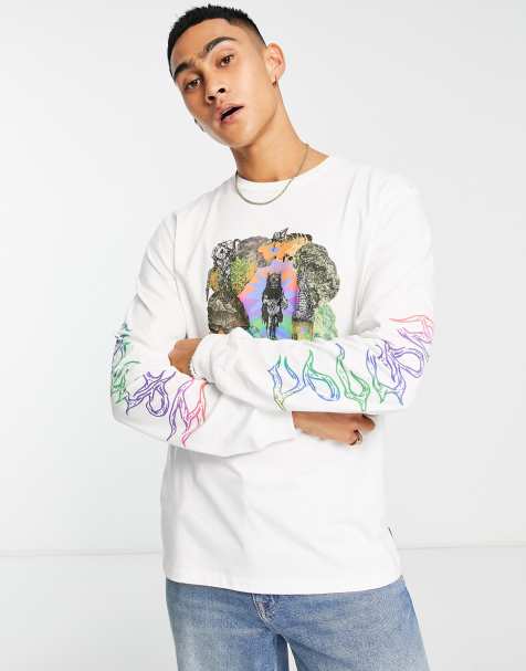 Volcom Chrissie Abbott X French – Biały T-shirt z długimi rękawami - view 1