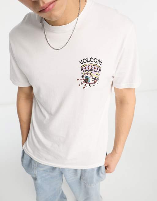 volcom white t shirt