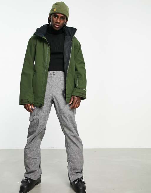 Volcom Deadly Stones Veste de ski Vert ASOS