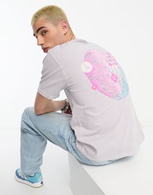 Volcom Ed Merlin Murray t-shirt in dusty pink