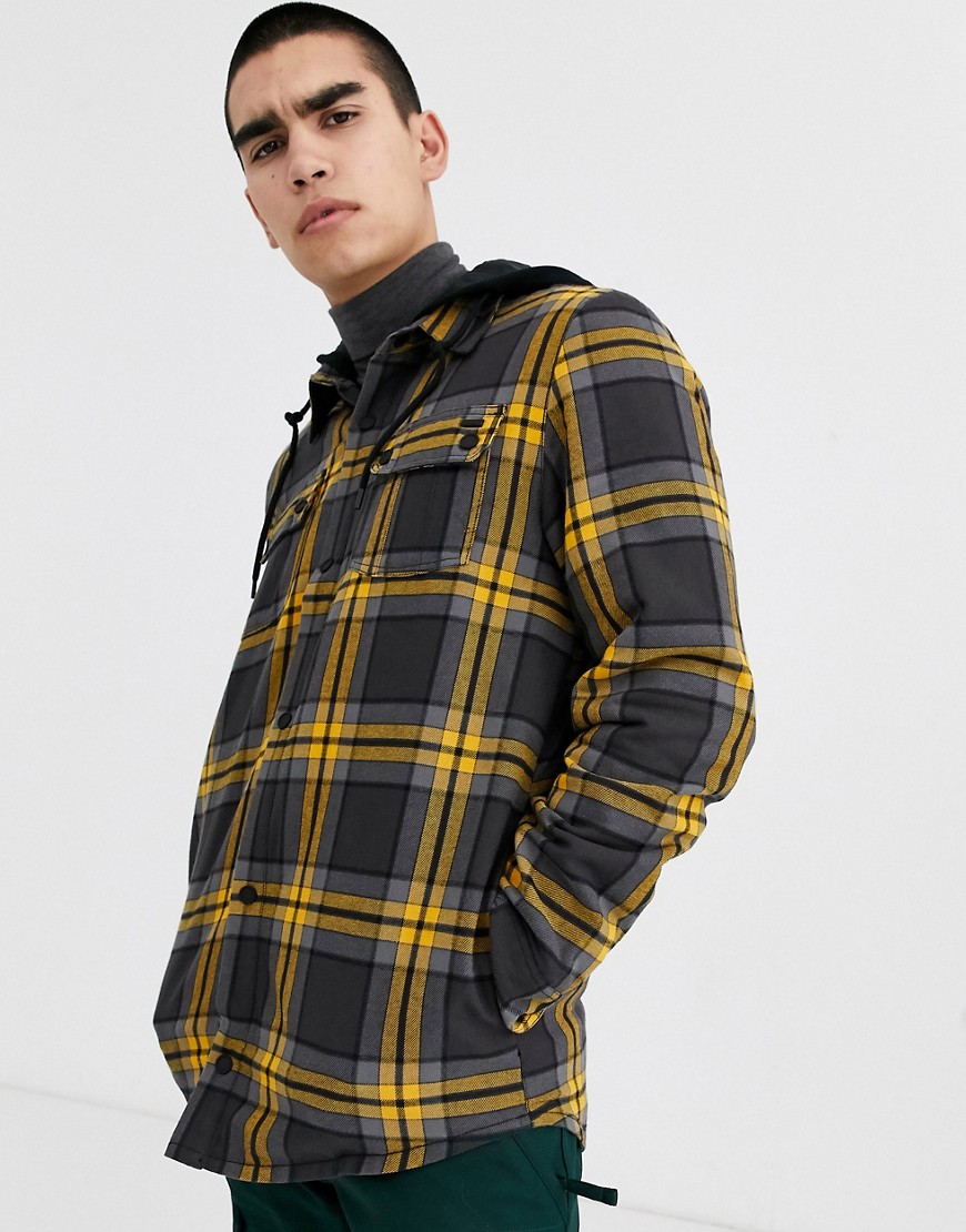 Volcom Field flannel jacket in check-Multi