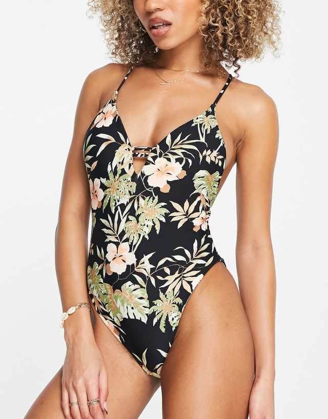 Volcom - for the tide swimsuit in black