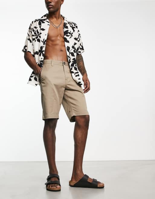 Stretch sale khaki shorts