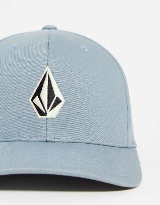 Volcom – Full Stone X Fit – Jasnoniebieska czapka z daszkiem, 4 z 4