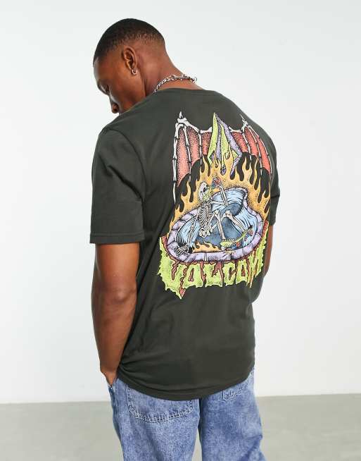 tekst kunstner lancering Volcom Hessian t-shirt in black | ASOS