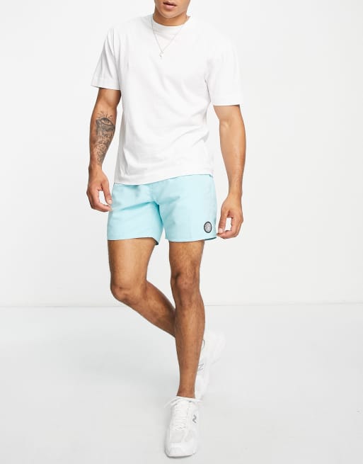 Volcom - Lido - Short de bain uni - Bleu