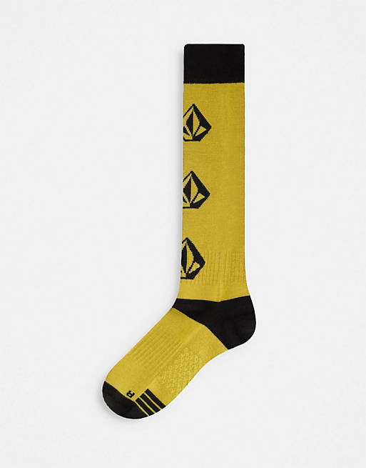Underwear & Socks Socks/Volcom Lodge socks in yellow 