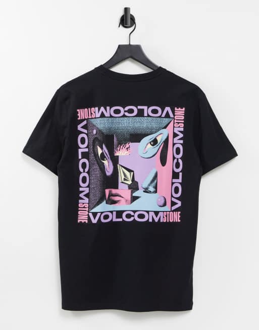 Volcom - Loeffler - Set van 2 T-shirts met print in zwart