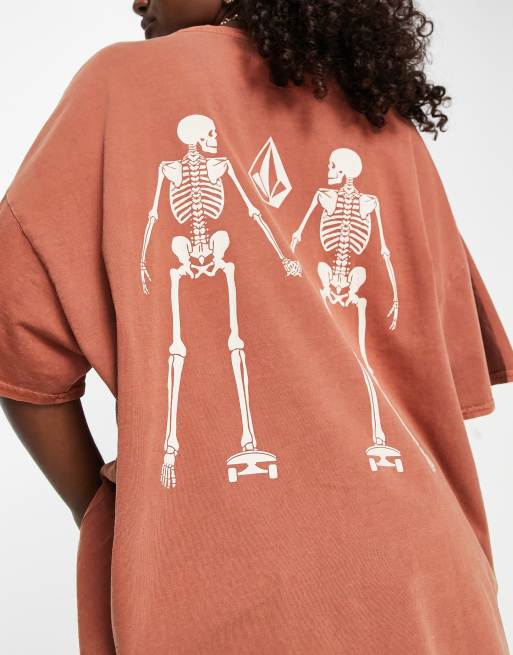 Volcom - My Guys – T-Shirt in dunkler Tonfarbe