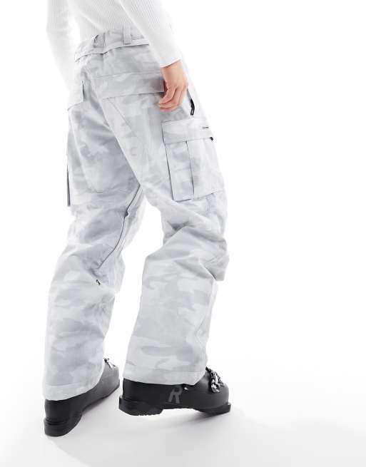 Mens white hot sale snowboard pants