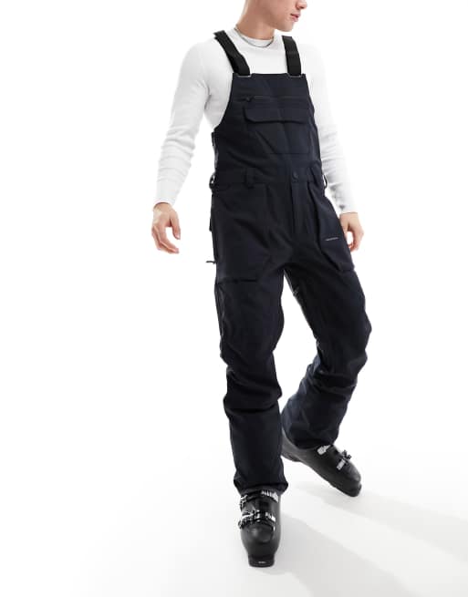 Volcom Roan ski bib overalls in black