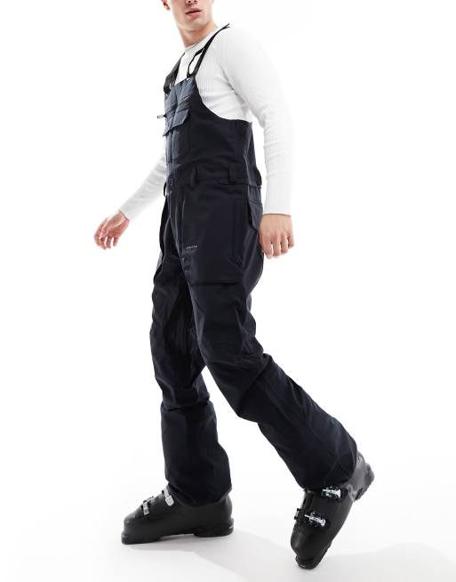 Volcom Roan ski bib overalls in black