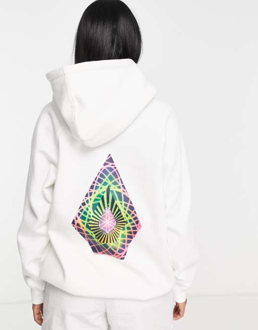 Volcom shop white hoodie