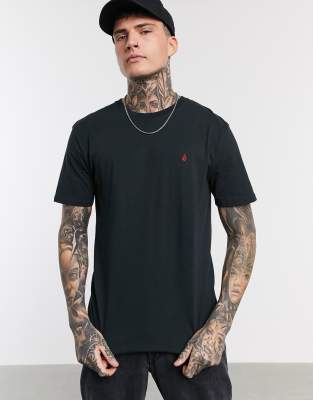 blank shirt black