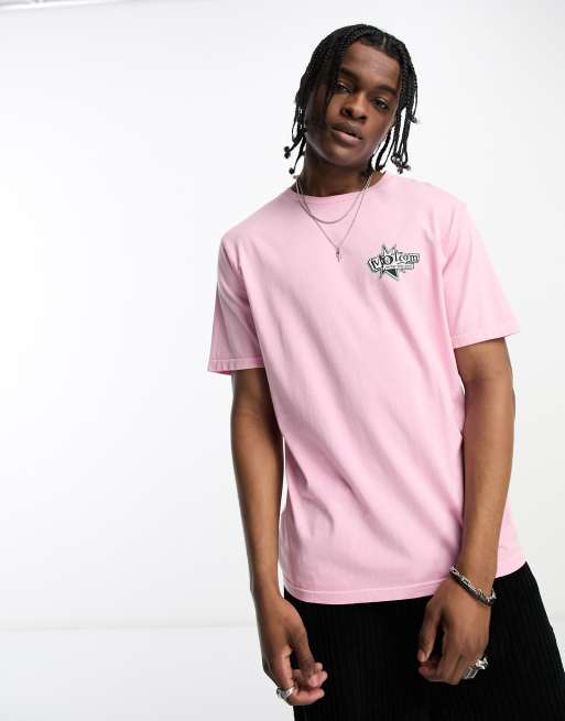 Pink 2024 volcom shirt