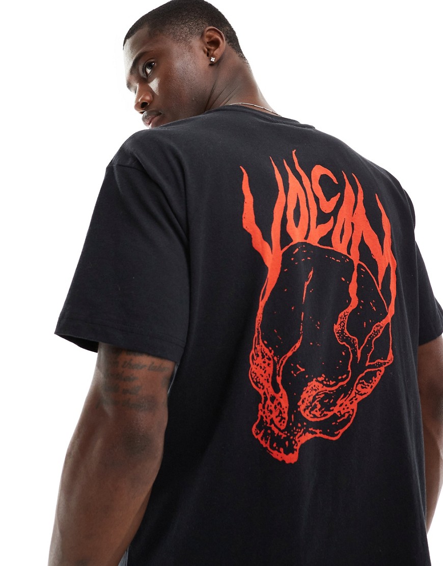 Volcom tomstone loose t-shirt in black
