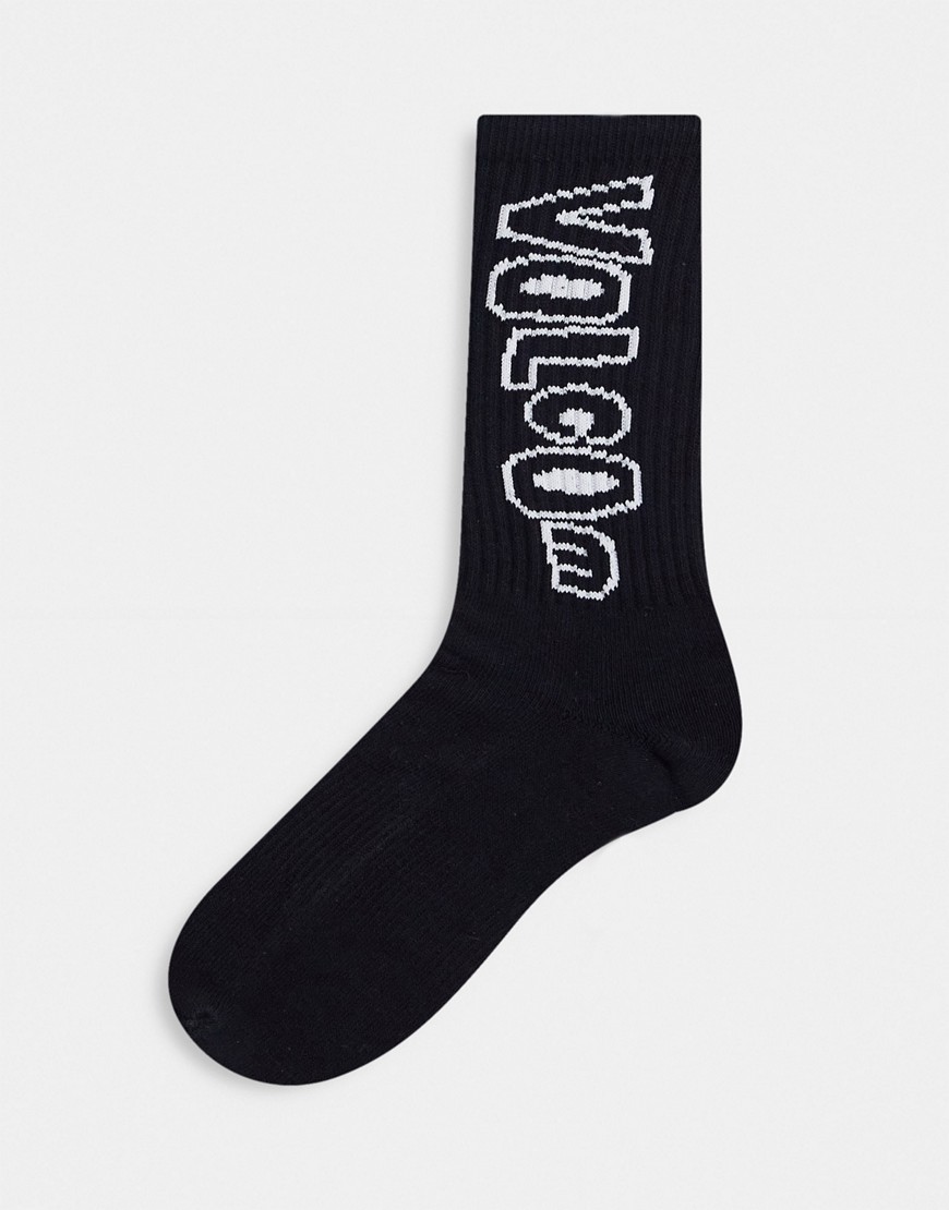 volcom vibes socks in black
