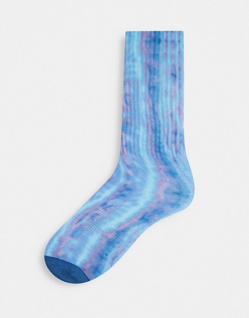 Volcom Vibes socks in purple/blue
