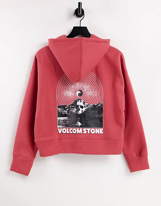  Volcom Voltrip hoodie in red 