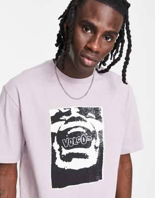 Volcom Yeller t-shirt in purple - ASOS Price Checker