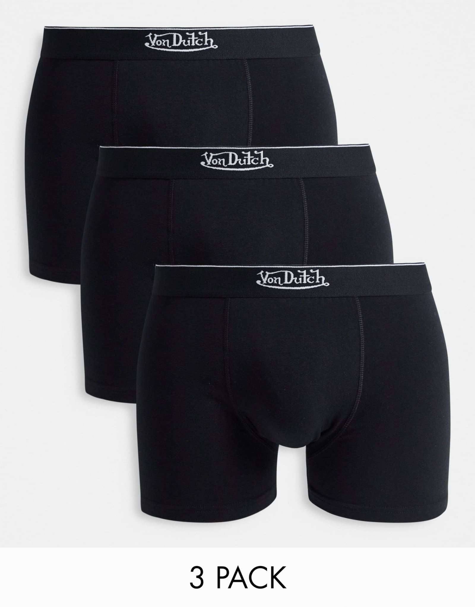Боксеры Von Dutch 3 pack черного цвета
