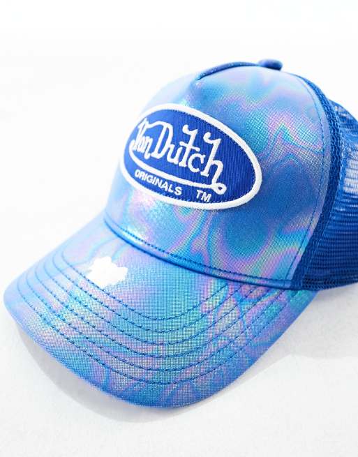 Von Dutch – Adelaide – Niebieska metaliczna czapka trucker, 3 z 4