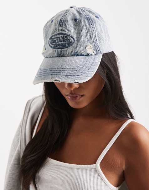 Von Dutch baseball cap in denim - view 1