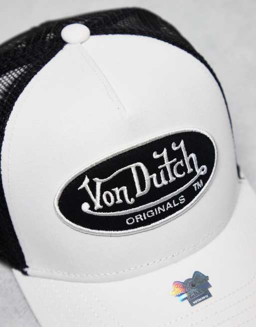 Von Dutch - Boston - Cappellino stile trucker nero e bianco , 4 di 4