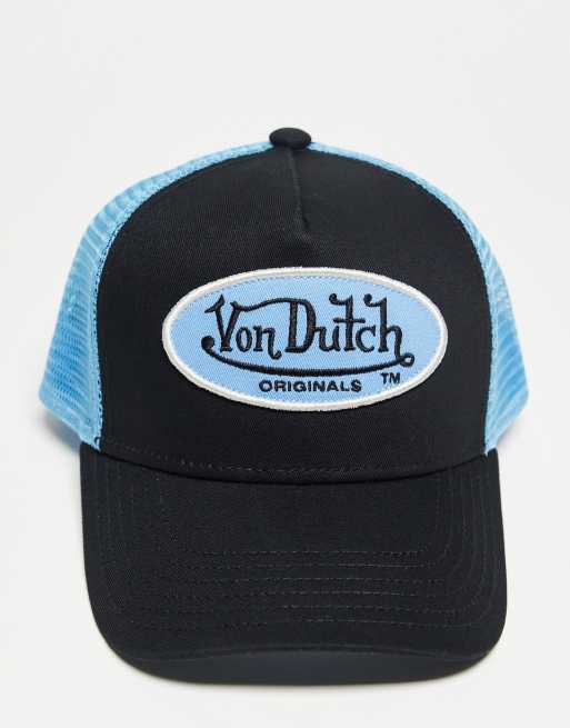 Von Dutch Burgundy & Blue Boston Trucker Cap