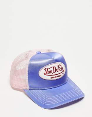 DESIGN - Casquette camionneur avec écusson métallique - Noir et