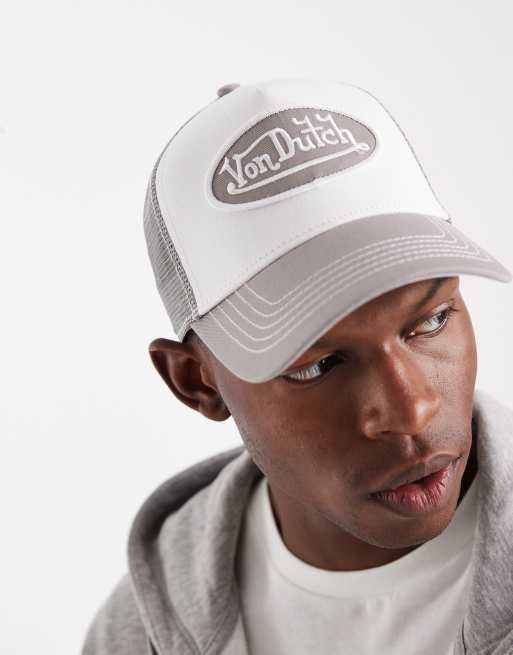 Von Dutch - Casquette camionneur classique - Blanc et gris, 2 de 4
