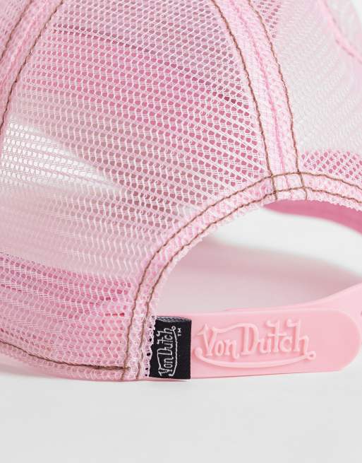 Von Dutch cordutch trucker in light pink, 3 of 3