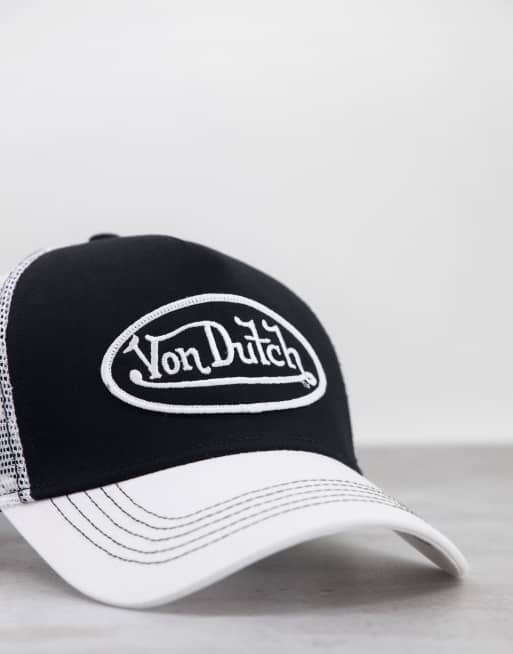 Von Dutch – Czapka trucker w kolorze czarno-białym, 4 z 4