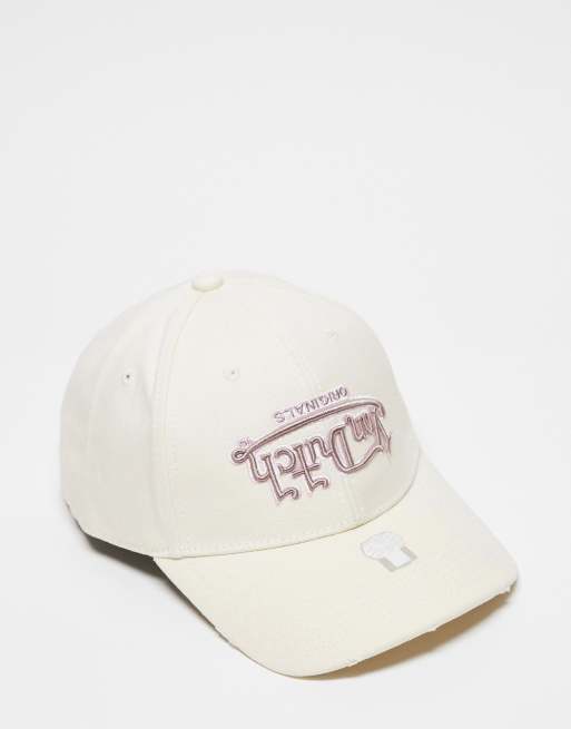 Von Dutch – Detroit – Dad-Baseballkappe in Beige
