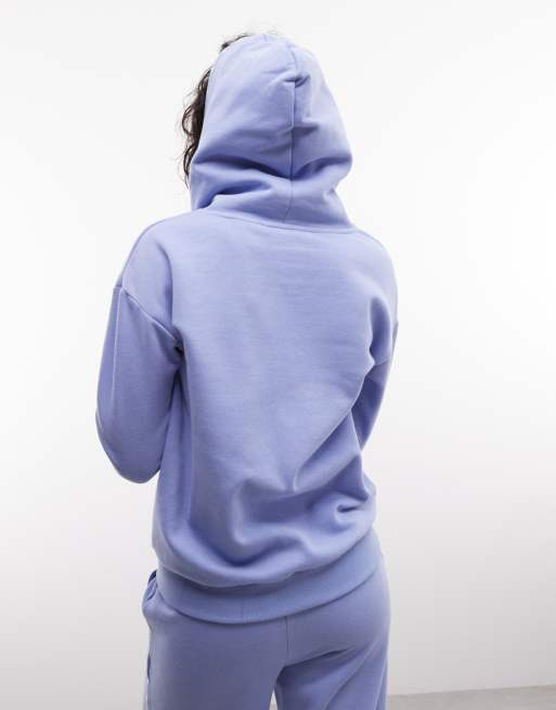 Von Dutch hooded sweatshirt in lavender diamante co-ord, 4 of 4