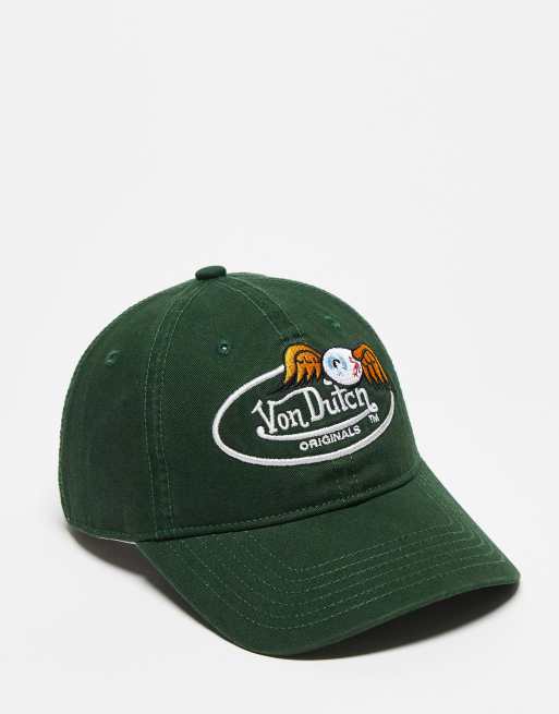 Von Dutch – Houston – Unstrukturierte Baseballkappe in Grün