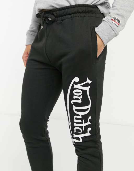 Von Dutch joggers frequency in black ASOS