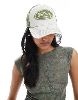 Von Dutch Von Dutch Kalmar trucker cap in green