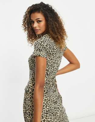 von dutch leopard print top