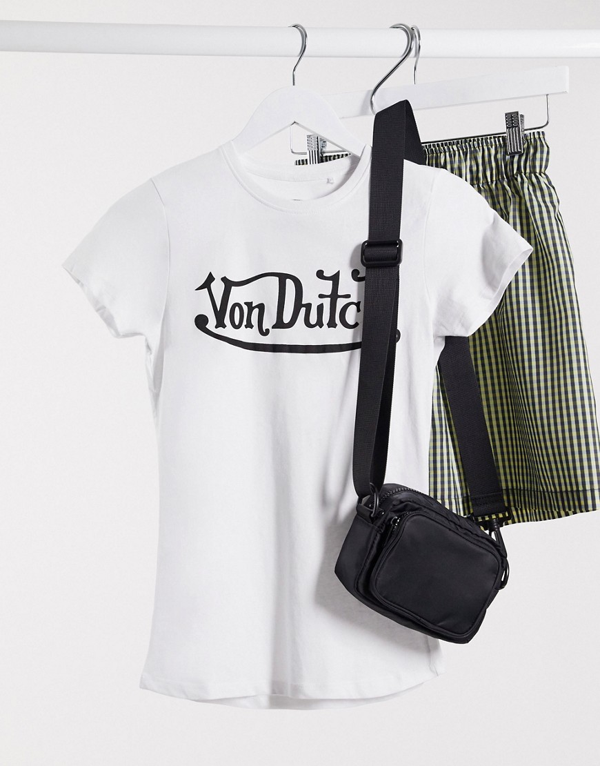 Von Dutch logo t-shirt-White