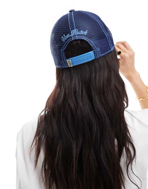 Von Dutch Riverside trucker cap in blue ASOS